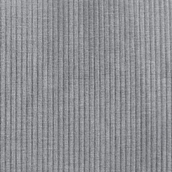 Chaise snack velours côtelé gris clair