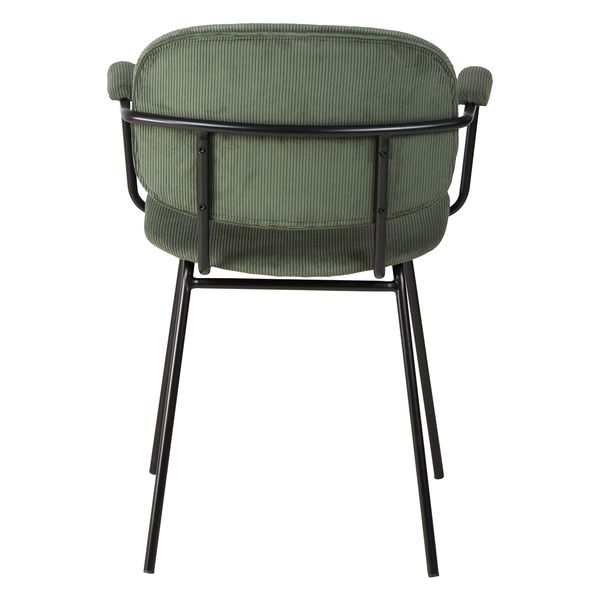 Fauteuil velours côtelé vert sapin