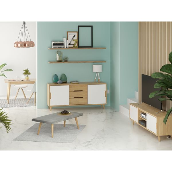 Table basse rectangulaire 120 cm