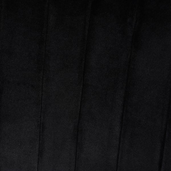 Fauteuil en velours noir