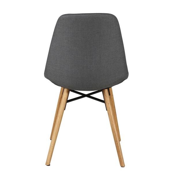 Chaise repas gris foncé