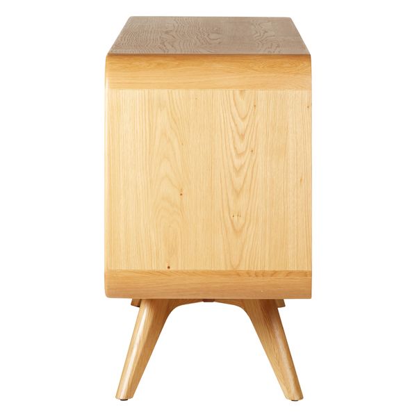 Meuble bas 3 portes chêne naturel