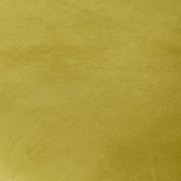 Fauteuil velours ocre