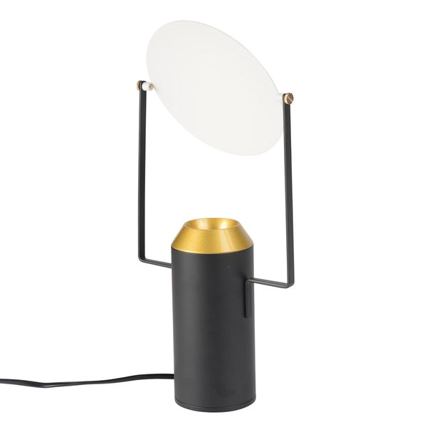 Lampe à poser noire