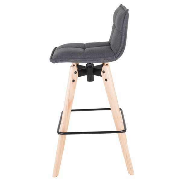 Chaise de bar grise