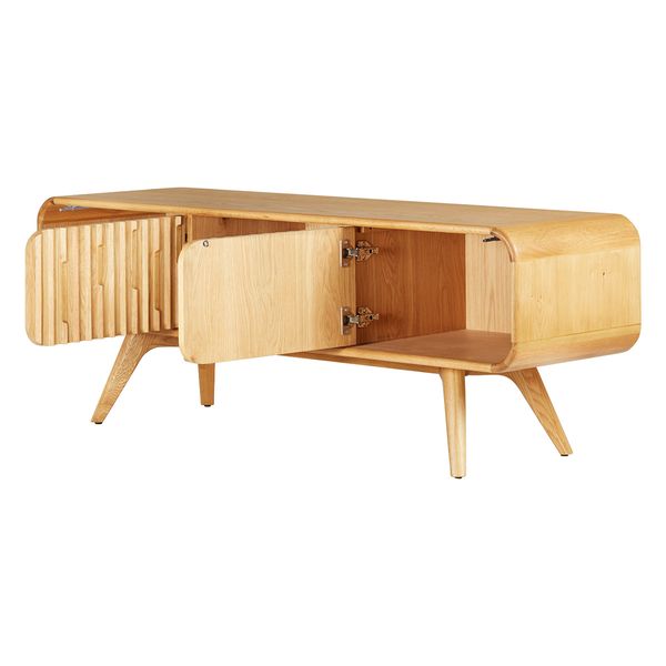 Meuble télé 165cm chêne naturel