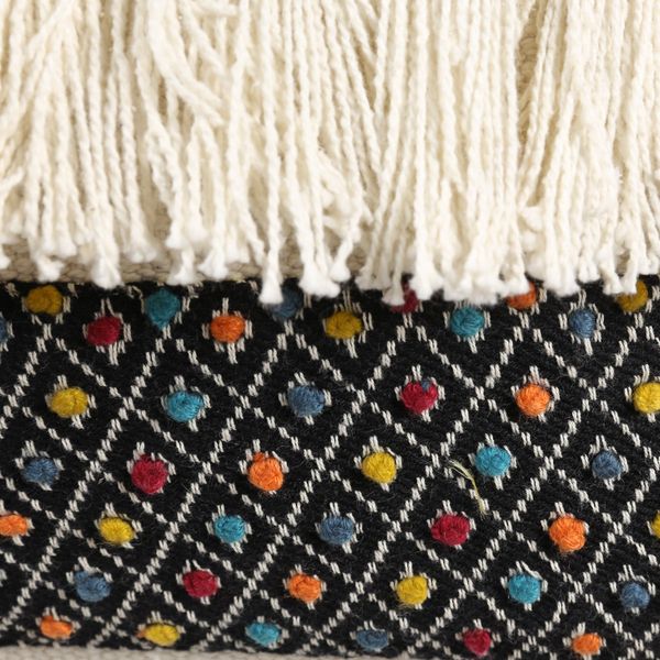Coussin à franges