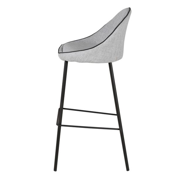 Chaise snack gris clair