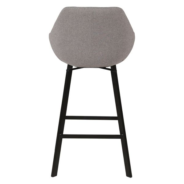 Chaise de bar pivotante gris clair