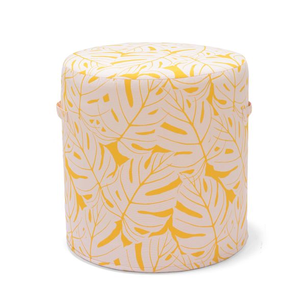 Pouf outdoor jaune citron