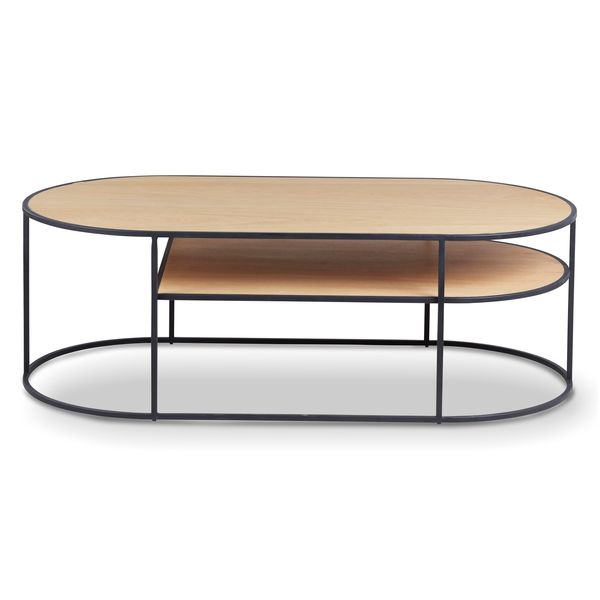 Table basse plateau chêne naturel