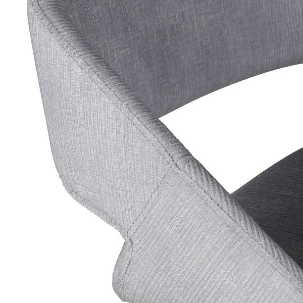 Chaise snack velours côtelé gris clair