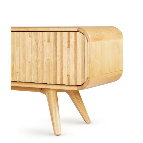 Meuble télé 165cm chêne naturel