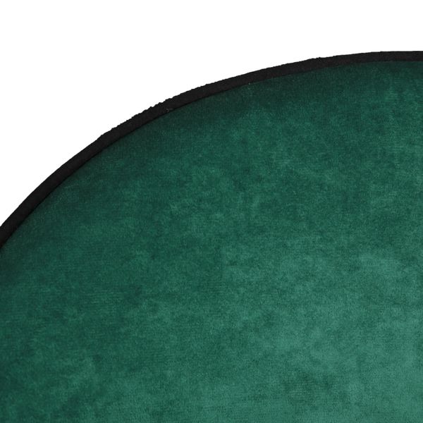 Chaise snack velours vert canard