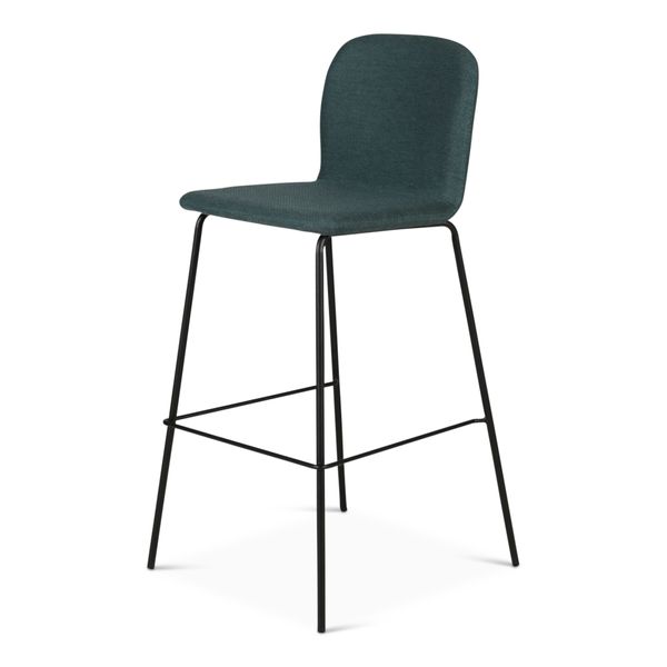 Chaise snack bleu canard