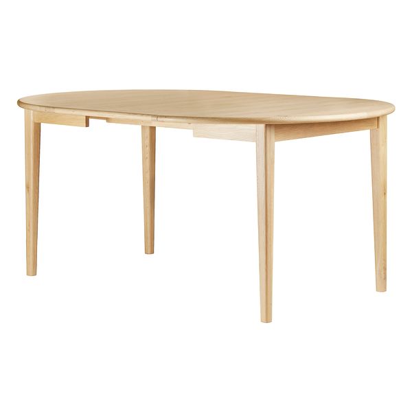 Table repas 110cm avec allonge chêne naturel