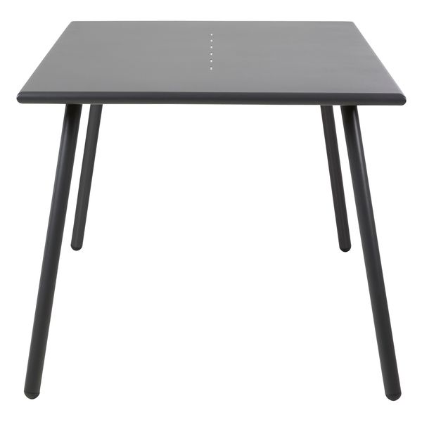Table repas outdoor métal anthracite