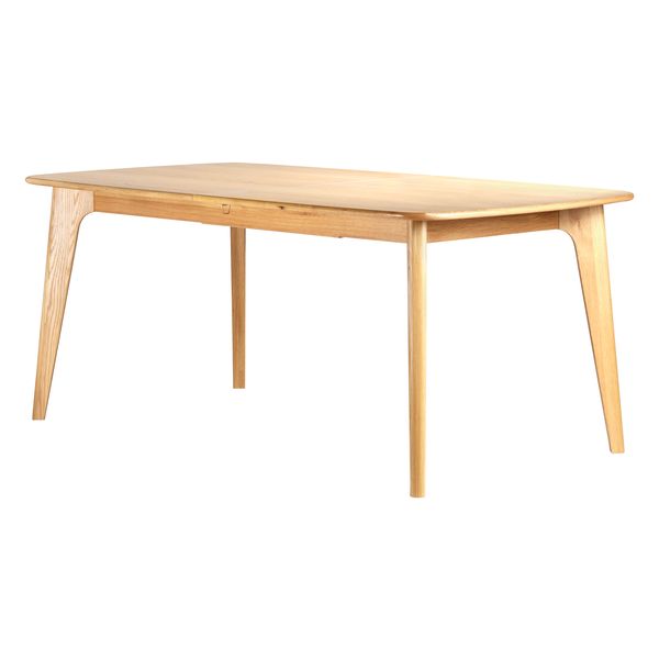 Table repas 180cm allonge intégrée chêne naturel