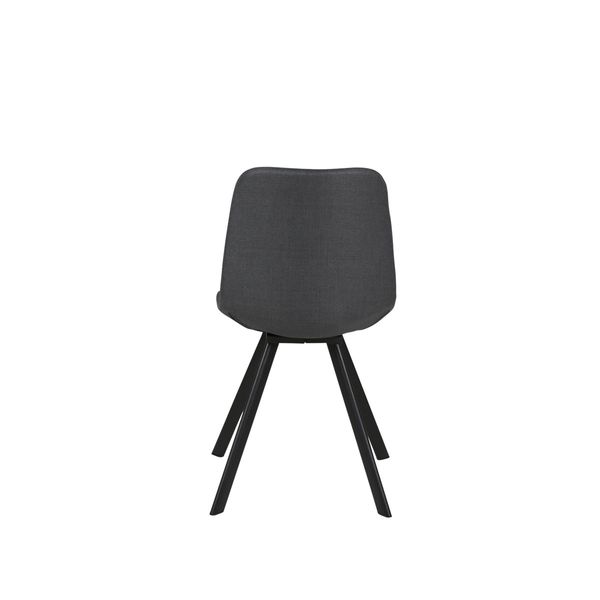 Chaise en tissu gris