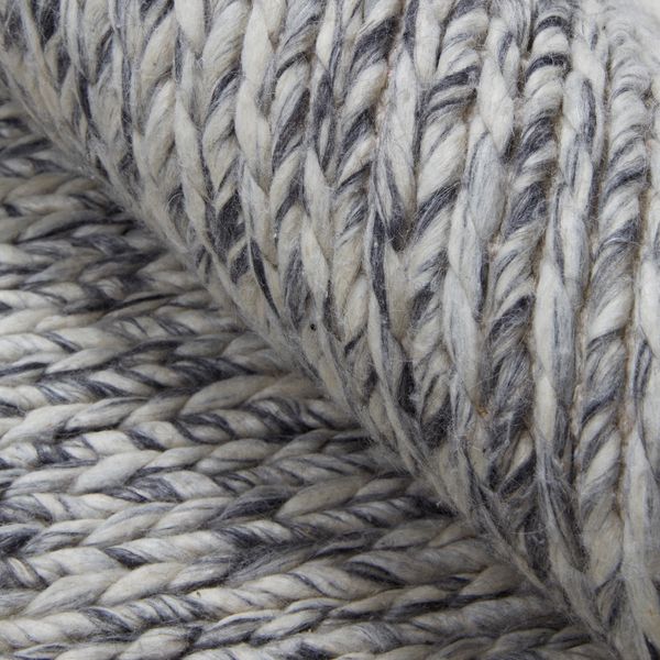 Tapis 240cm gris argent