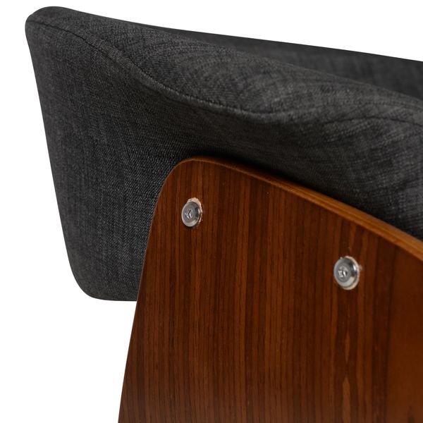 Fauteuil gris foncé