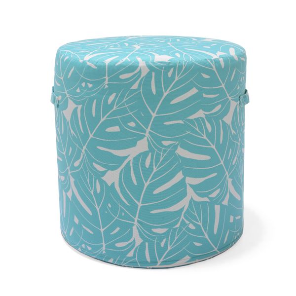 Pouf outdoor bleu turquoise