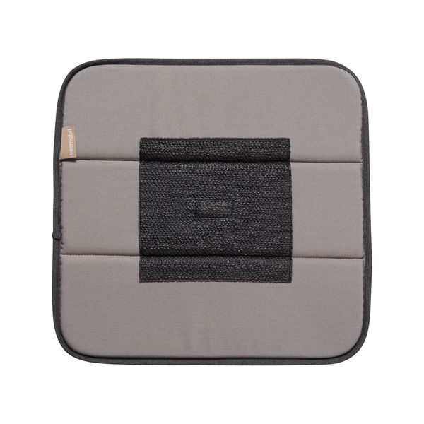 Galette d'assise outdoor gris foncé