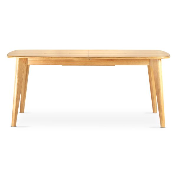 Table repas 180cm allonge intégrée chêne naturel