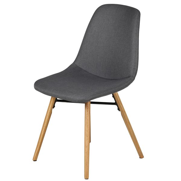 Chaise repas gris foncé