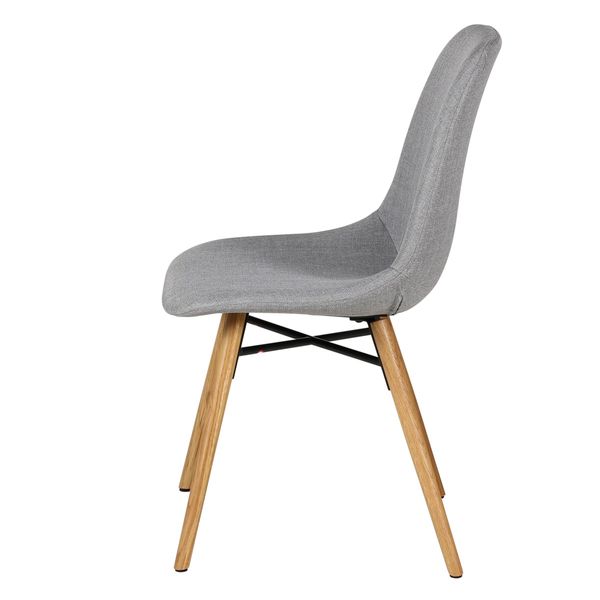 Chaise repas gris clair