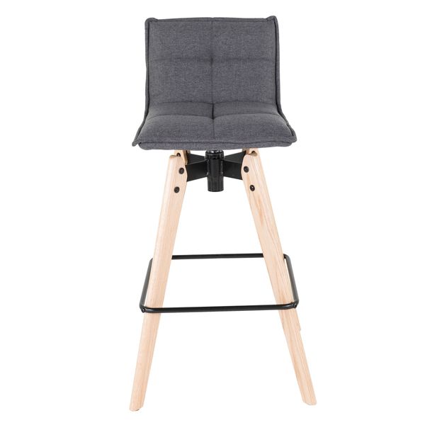Chaise de bar grise