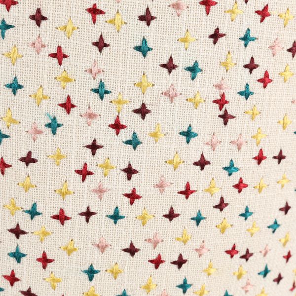 Coussin multicolore