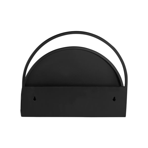 Etagère murale métal noir 40cm