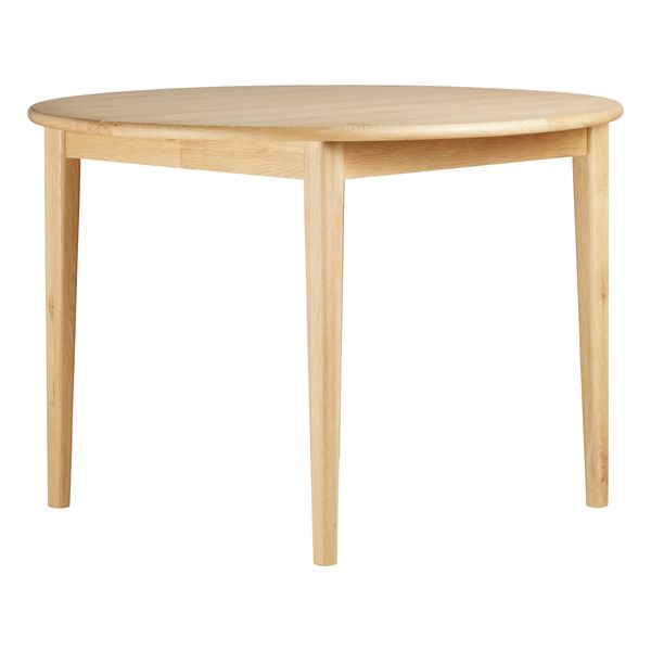 Table repas 110cm avec allonge chêne naturel