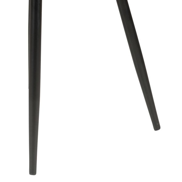 Chaise en velours noire