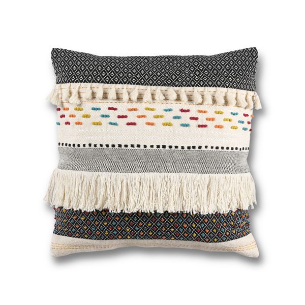 Coussin à franges