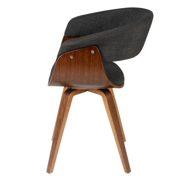 Fauteuil gris foncé