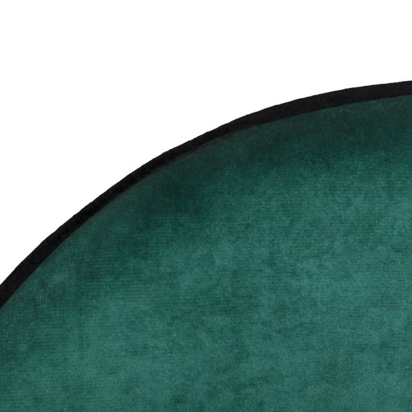 Chaise de repas velours vert canard