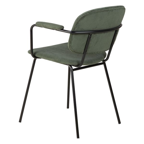Fauteuil velours côtelé vert sapin