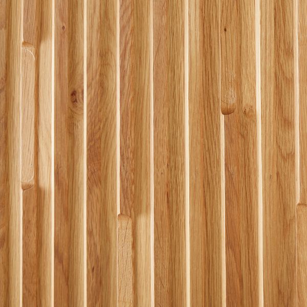 Meuble bas 4 portes chêne naturel