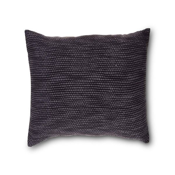 Housse de coussin gris foncé