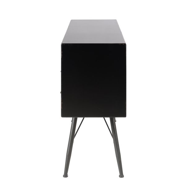 Meuble bas 6 tiroirs, 3 niches