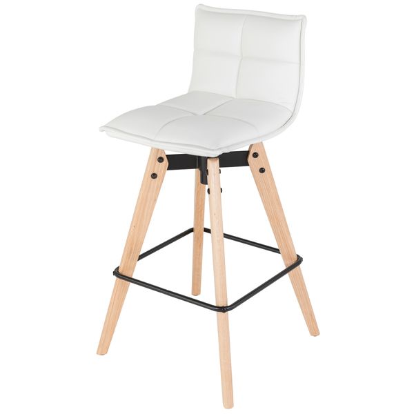 Chaise de bar blanche