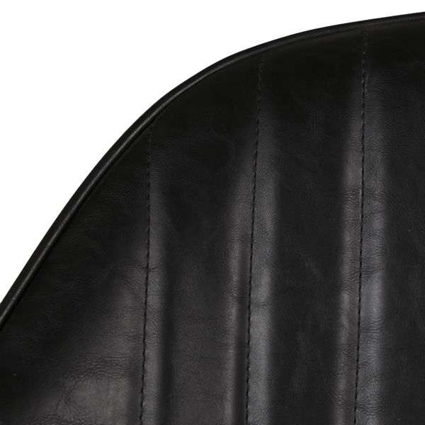 Fauteuil PU noir
