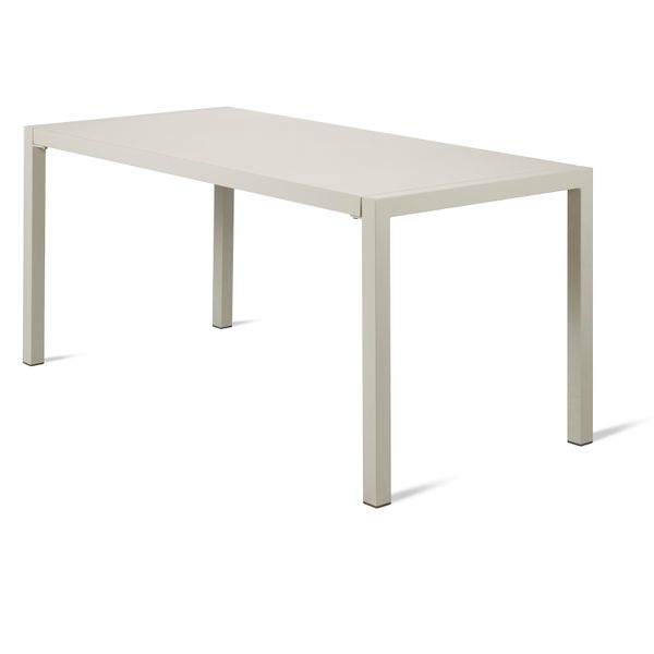 Table repas outdoor 160cm métal beige