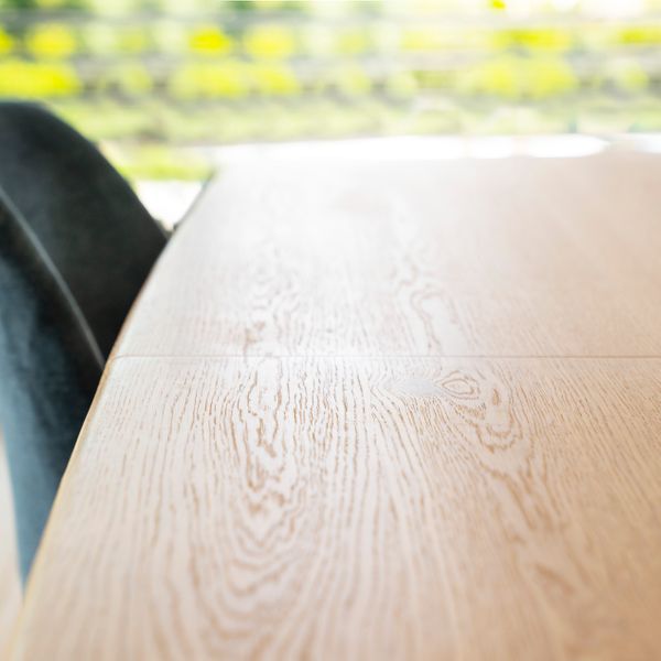 Table repas 180cm allonge intégrée chêne naturel