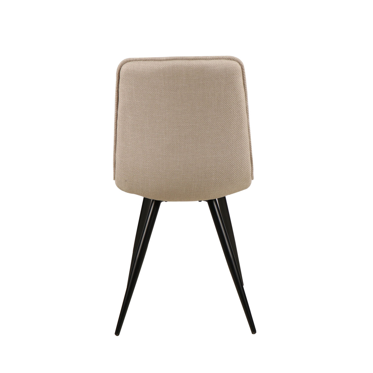 Chaise repas tissu beige