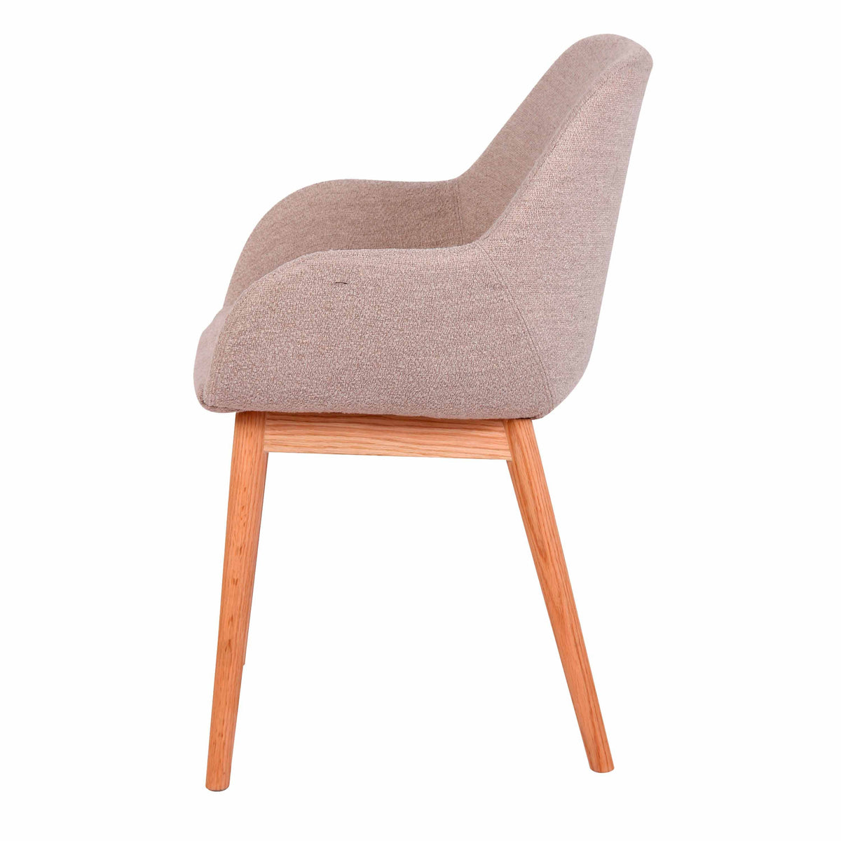 Chaise repas tissu sable