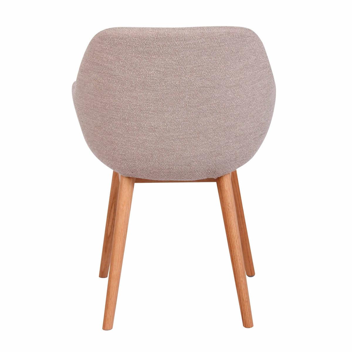 Chaise repas tissu sable
