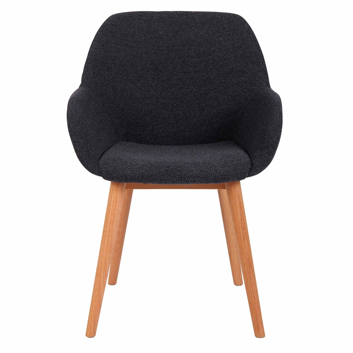 Chaise repas tissu bleu foncé